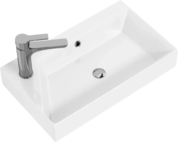Мебель для ванной Raval Brik 55, подвесная, белая фото в интернет-магазине «Wasser-Haus.ru»