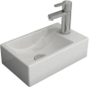 Рукомойник BOCCHI Mini 1419-001-0326 R, глянцевый белый фото в интернет-магазине «Wasser-Haus.ru»