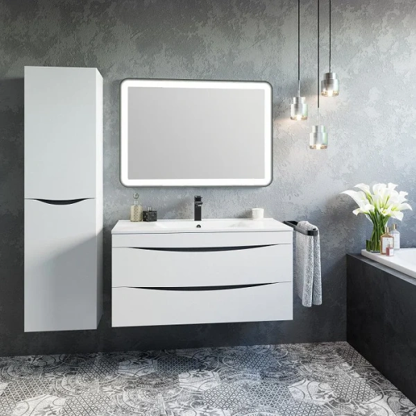 Мебель для ванной IDDIS Cloud 100 подвесная фото в интернет-магазине «Wasser-Haus.ru»