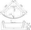 Акриловая ванна Gemy G9080 фото в интернет-магазине «Wasser-Haus.ru»