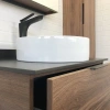 Мебель для ванной Comforty Порто 75 подвесная, дуб темно-коричневый фото в интернет-магазине «Wasser-Haus.ru»