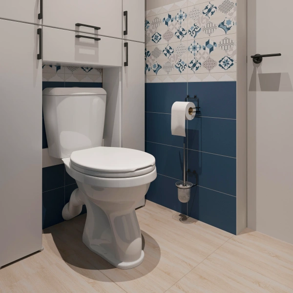 Шкаф DIWO Суздаль 87 для туалета, нижний фото в интернет-магазине «Wasser-Haus.ru»