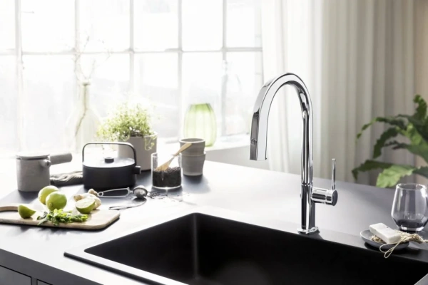Смеситель для кухни Hansgrohe Aqittura M91 76803000 хром фото в интернет-магазине «Wasser-Haus.ru»