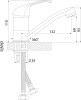 Смеситель для кухни Rossinka A A35-22 фото в интернет-магазине «Wasser-Haus.ru»