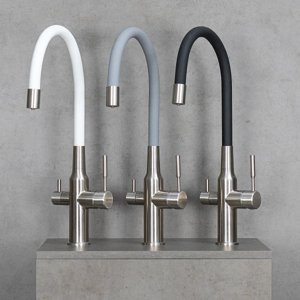 Смеситель для кухни Lemark Expert LM5083S-Gray сталь, серый фото в интернет-магазине «Wasser-Haus.ru»