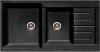 Комплект Мойка кухонная GranFest Practik P-980 KL черный + Смеситель Frap F40899-4 черный фото в интернет-магазине «Wasser-Haus.ru»