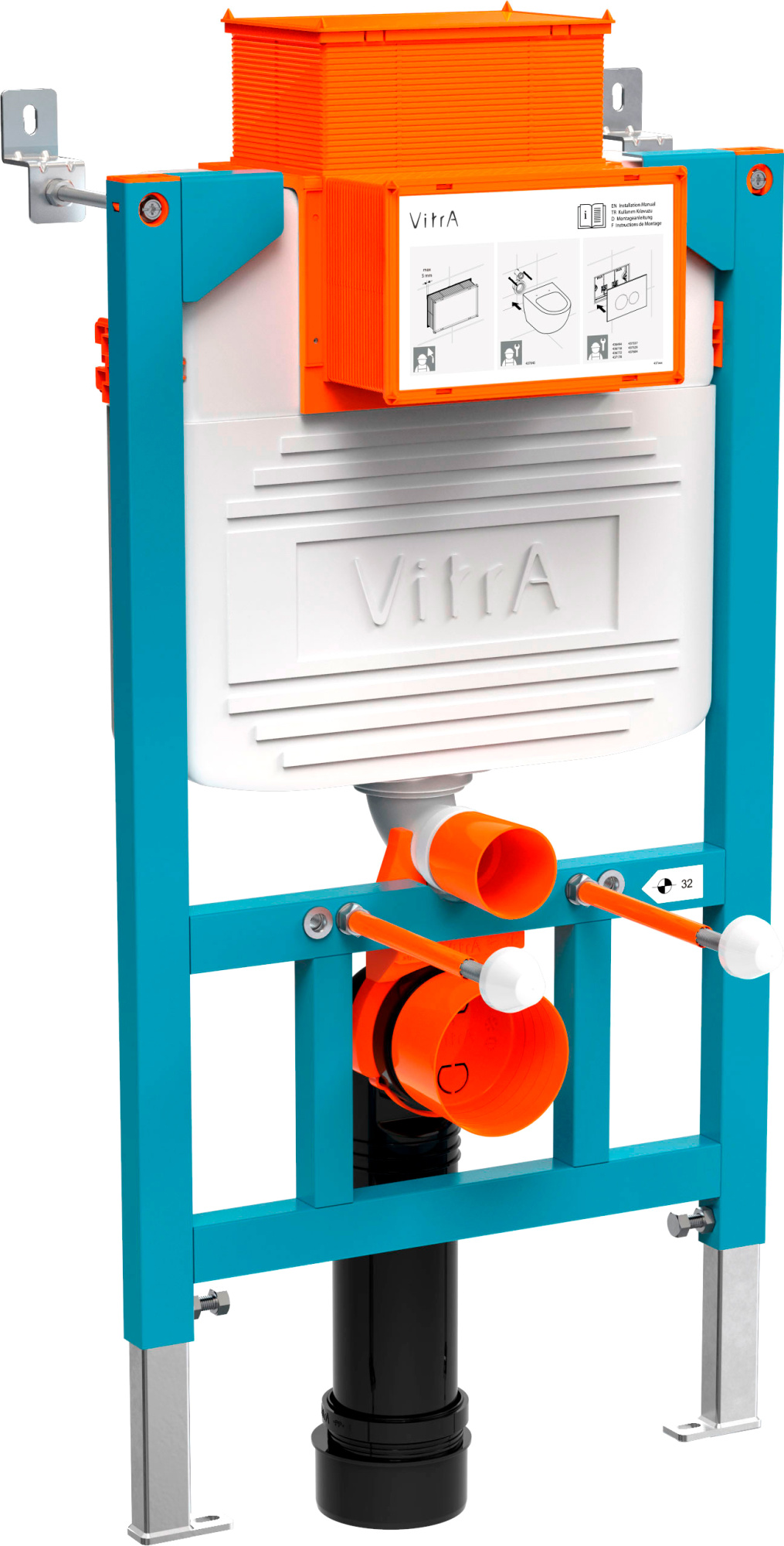 Комплект Унитаз подвесной Vitra Shift 7742B003-0075 с крышкой 91-003-009 + система инсталляции 800-2018 кнопка смыва хром фото в интернет-магазине «Wasser-Haus.ru»