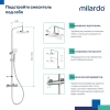 Душевая стойка Milardo Ideal Spa ILSSBTHM89, хром глянцевый фото в интернет-магазине «Wasser-Haus.ru»