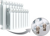 Радиатор биметаллический Rifar Monolit Ventil 500 10 секций левое подключение фото в интернет-магазине «Wasser-Haus.ru»