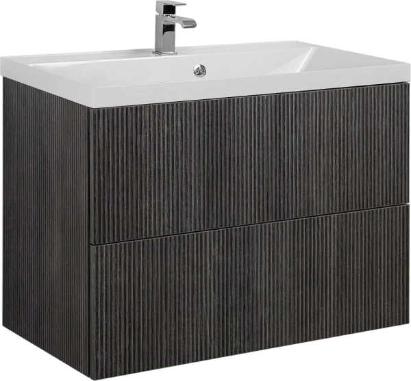 Мебель для ванной комнаты Art&Max Verona-Push 80 подвесная, kadena dark фото в интернет-магазине «Wasser-Haus.ru»