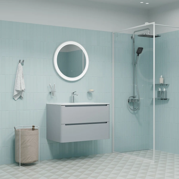 Душевая стойка IDDIS Parker PARSB3Fi06, глянцевый хром фото в интернет-магазине «Wasser-Haus.ru»