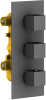 Душевой комплект Timo Tetra-Thermo SX-0199/03SM черный, С ВНУТРЕННЕЙ ЧАСТЬЮ фото в интернет-магазине «Wasser-Haus.ru»