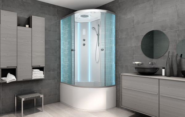 Душевая кабина AvaCan EM4512 L LED фото в интернет-магазине «Wasser-Haus.ru»