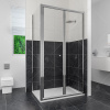 Душевой уголок RGW Classic CL-41 (860-910)x1000x1850 стекло шиншилла фото в интернет-магазине «Wasser-Haus.ru»