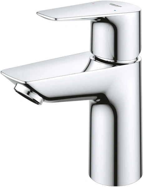 Смеситель для раковины Grohe BauEdge 23895001 с ограничителем температуры, хром фото в интернет-магазине «Wasser-Haus.ru»