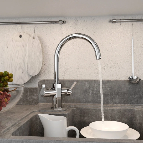 Смеситель для кухни Elghansa Kitchen Pure Water 56B5511 chrome фото в интернет-магазине «Wasser-Haus.ru»