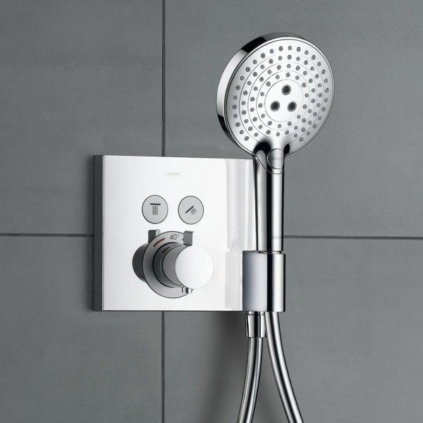 Термостат Hansgrohe ShowerSelect 15763000 для душа фото в интернет-магазине «Wasser-Haus.ru»