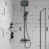 Душевая стойка IDDIS SpaHome SPHBLTKi06, черный матовый фото в интернет-магазине «Wasser-Haus.ru»
