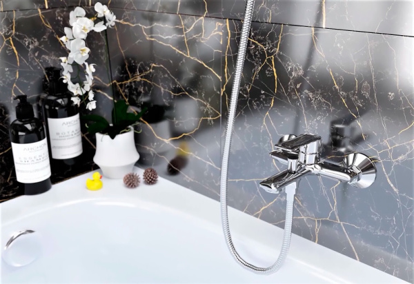 Смеситель Agger Clean A2410000 для ванны с душем фото в интернет-магазине «Wasser-Haus.ru»