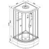 Душевая кабина AvaCan EM2780 с гидромассажем фото в интернет-магазине «Wasser-Haus.ru»