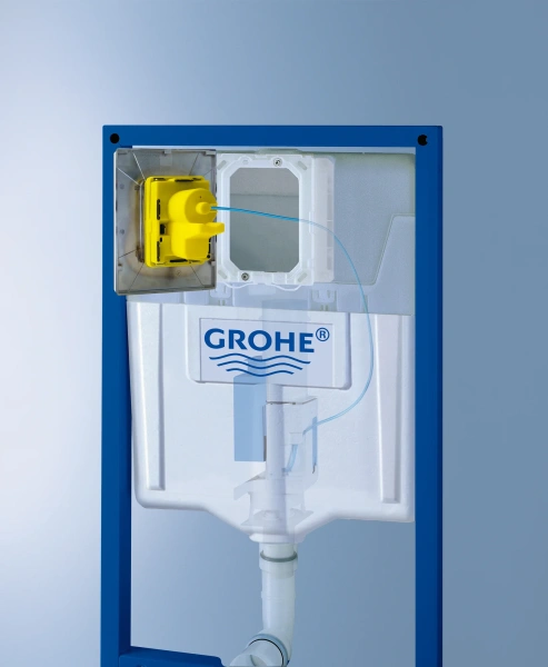 Комплект Унитаз подвесной Акватек Европа AQ1900-00 безободковый + Инсталляция Grohe Rapid SL 38772001 3 в 1 с кнопкой смыва + Шумоизоляция 37131000 фото в интернет-магазине «Wasser-Haus.ru»