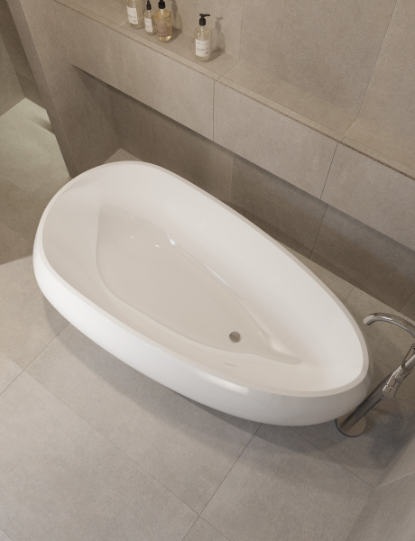 Акриловая ванна Artemis Lalage 180x85 белая глянцевая фото в интернет-магазине «Wasser-Haus.ru»