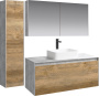 Мебель для ванной Aqwella 5 stars Mobi 120 бетон светлый, дуб балтийский фото в интернет-магазине «Wasser-Haus.ru»