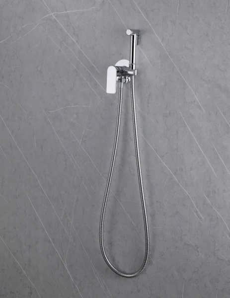 Гигиенический душ Abber Weiss Insel AF8025 со смесителем, С ВНУТРЕННЕЙ ЧАСТЬЮ, хром фото в интернет-магазине «Wasser-Haus.ru»