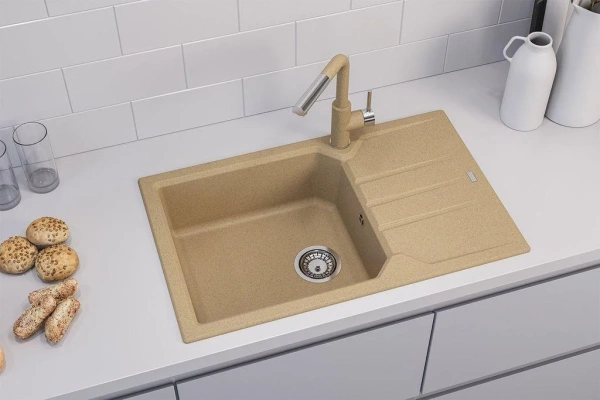 Мойка кухонная Alveus Record Granital 40 beige фото в интернет-магазине «Wasser-Haus.ru»