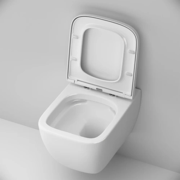 Комплект Унитаз подвесной AM.PM Gem C901701SC безободковый, с микролифтом + Крепления Geberit Duofix 111.815.00.1 к стене + Шумоизоляция + Инсталляция UP 320 111.300.00.5 + Кнопка Sigma 01 115.770.21.5 хром фото в интернет-магазине «Wasser-Haus.ru»