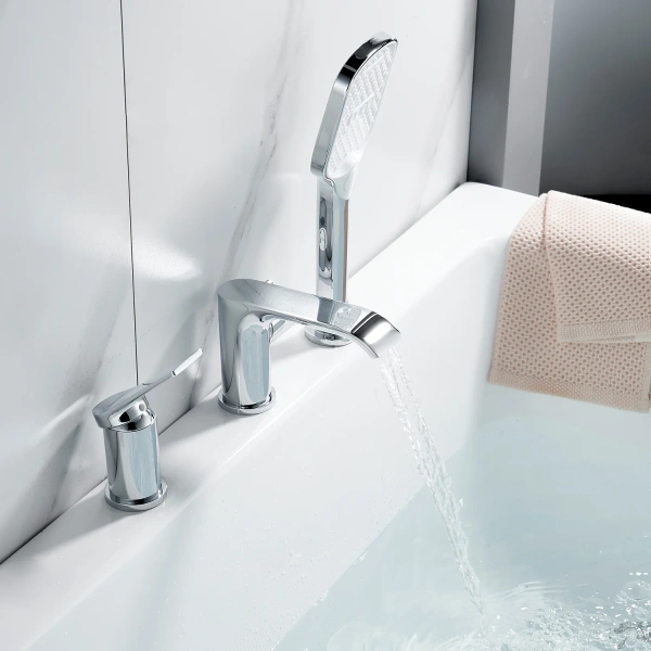 Смеситель на борт ванны Shevanik S4112, хром фото в интернет-магазине «Wasser-Haus.ru»