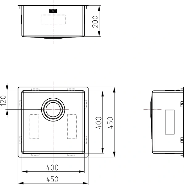 Мойка кухонная Alveus Quadrix Monarch 30 золото фото в интернет-магазине «Wasser-Haus.ru»