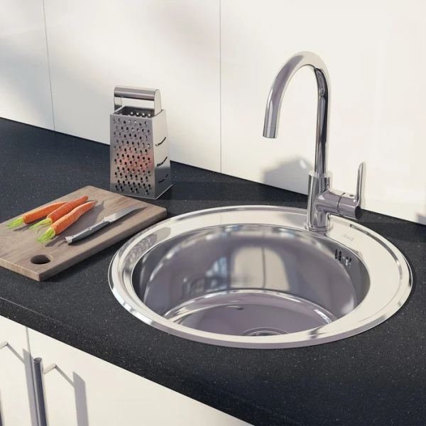 Мойка кухонная IDDIS Basic BAS51P0i77 фото в интернет-магазине «Wasser-Haus.ru»