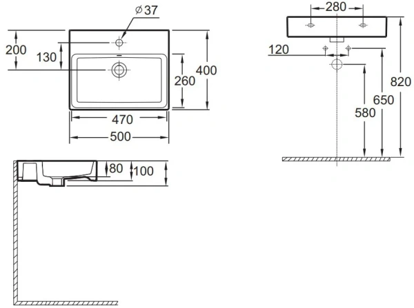 Раковина Jacob Delafon Sully EVT112-00 фото в интернет-магазине «Wasser-Haus.ru»