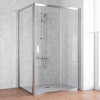 Душевой уголок Vegas Glass ZP+ZPV 120*90 08 01 профиль глянцевый хром, стекло прозрачное фото в интернет-магазине «Wasser-Haus.ru»