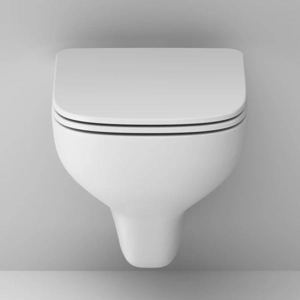 Комплект Унитаз подвесной AM.PM X-Joy S FlashClean C85A1702SC с микролифтом, белый + Шумоизоляция Geberit + Инсталляция Duofix Delta 458.149.21.1 с кнопкой смыва, хром фото в интернет-магазине «Wasser-Haus.ru»