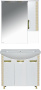 Мебель для ванной Misty Престиж 80 золотая патина фото в интернет-магазине «Wasser-Haus.ru»