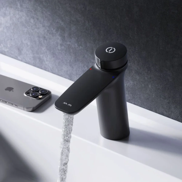 Смеситель для раковины AM.PM Inspire V2.0 F50A02522 черный фото в интернет-магазине «Wasser-Haus.ru»