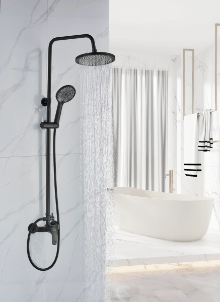 Душевая стойка BOCH MANN Junior Black BM8576 черная фото в интернет-магазине «Wasser-Haus.ru»