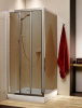 Душевой уголок Radaway Treviso DW+S 80x75 коричневое стекло фото в интернет-магазине «Wasser-Haus.ru»