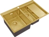 Комплект Мойка кухонная Zorg Inox PVD SZR 5178-2-L bronze + Смеситель Sanitary SZR-3030 BRONZE бронза фото в интернет-магазине «Wasser-Haus.ru»