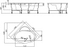 Акриловая ванна Kolpa San Royal 562820 120x120 фото в интернет-магазине «Wasser-Haus.ru»