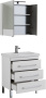 Мебель для ванной Aquanet Сиена 70 напольная белая фото в интернет-магазине «Wasser-Haus.ru»
