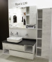 Мебель для ванной Comforty Прага 120 дуб белый фото в интернет-магазине «Wasser-Haus.ru»