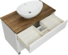 Мебель для ванной ASB-Woodline Риола 100 фото в интернет-магазине «Wasser-Haus.ru»