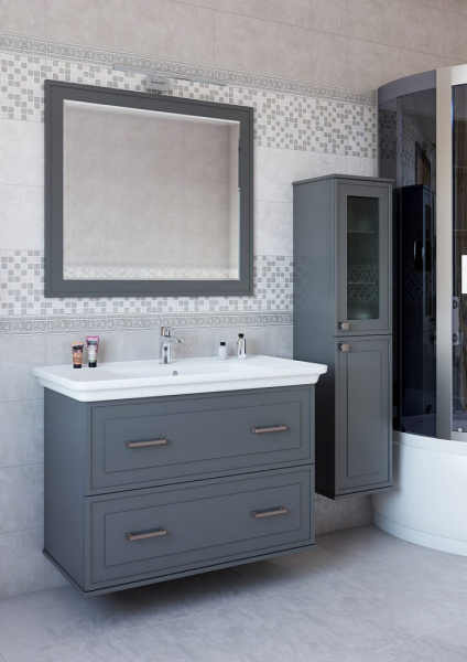 Мебель для ванной Sanflor Модена 105 подвесная фото в интернет-магазине «Wasser-Haus.ru»