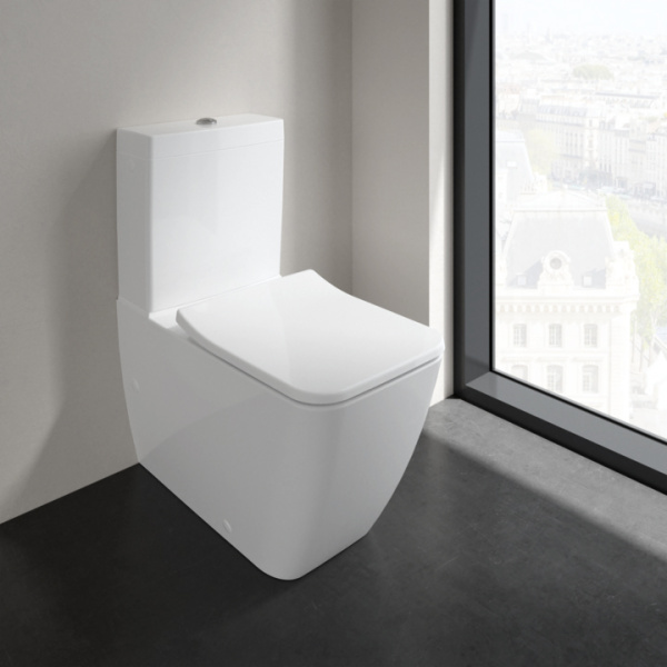 Унитаз-компакт Villeroy & Boch Venticello 4612R0R1 alpin ceramicplus фото в интернет-магазине «Wasser-Haus.ru»