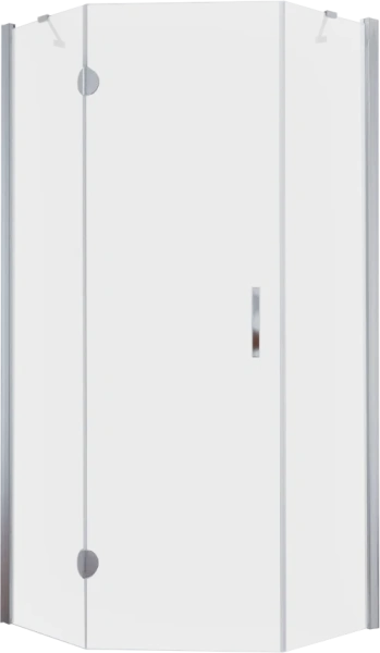 Душевой уголок Vegas Glass AFA-Pen TUR NOVO h1890 90 08 10 L профиль глянцевый хром, стекло сатин фото в интернет-магазине «Wasser-Haus.ru»