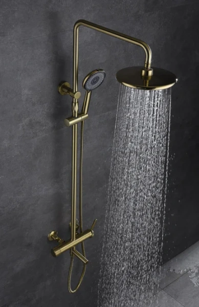 Душевая стойка Bronze de Luxe Avantgarde 2039GB, бронза фото в интернет-магазине «Wasser-Haus.ru»