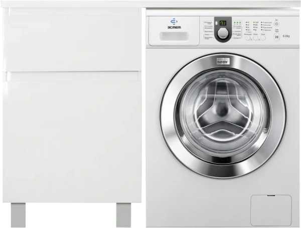 Мебель для ванной Эстет Dallas Luxe 110 L напольная, 2 ящика фото в интернет-магазине «Wasser-Haus.ru»